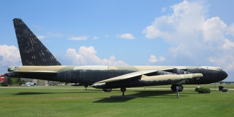 B52 Bomber side view